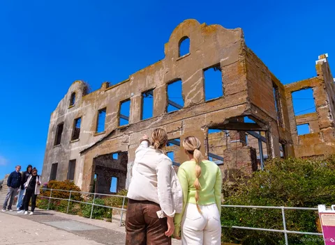 Zellentrakt auf Alcatraz Island, enthalten in den Alcatraz Fähre Tickets